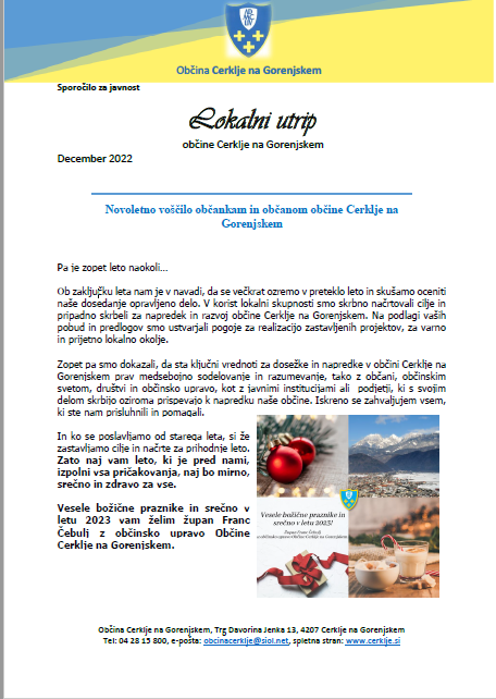 lokalni utrip december 2022